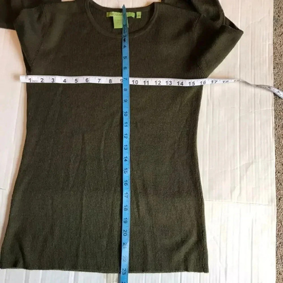 Jacques Ruc Mercerized Wool Blend Long Sleeves Soft Cozy Pullover Sweater Size M - Picture 3 of 5